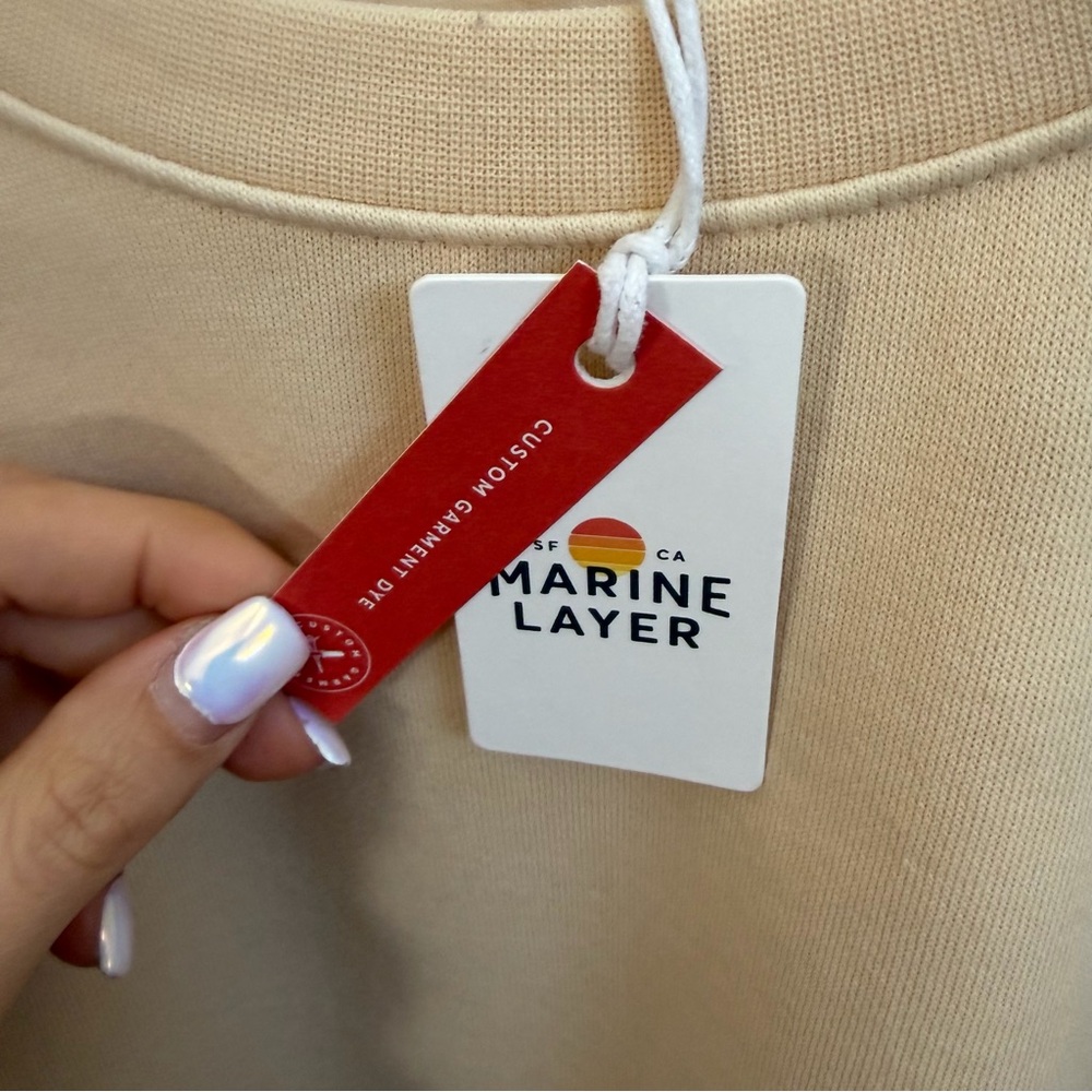Marine Layer Enya Puff Sleeve Sweatshirt - Picture 6 of 10